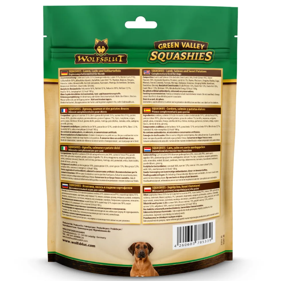 Wolfsblut Squashies Green Valley Snack 300 g