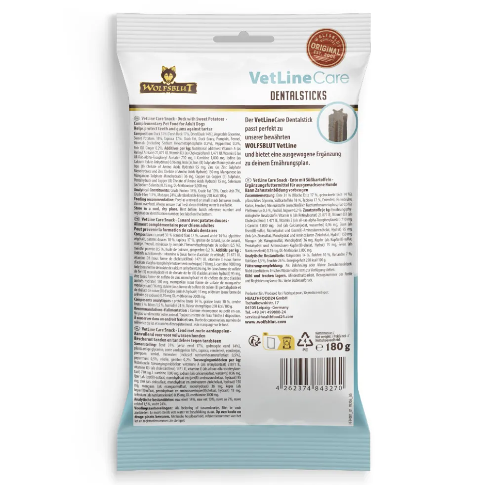 Wolfsblut VetLine Care Dental Snack 180 g